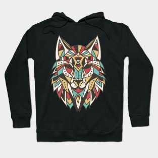 Colorful Wolf Design for Boys Men Girls Women Kids Hoodie